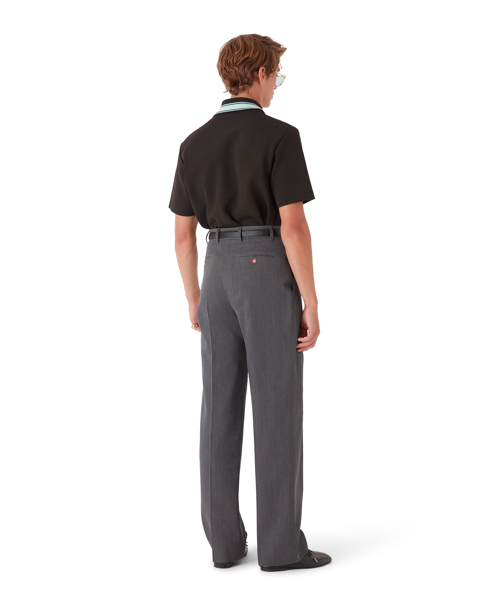 Wool Tailoring Belt Loop Trousers - 图片 4