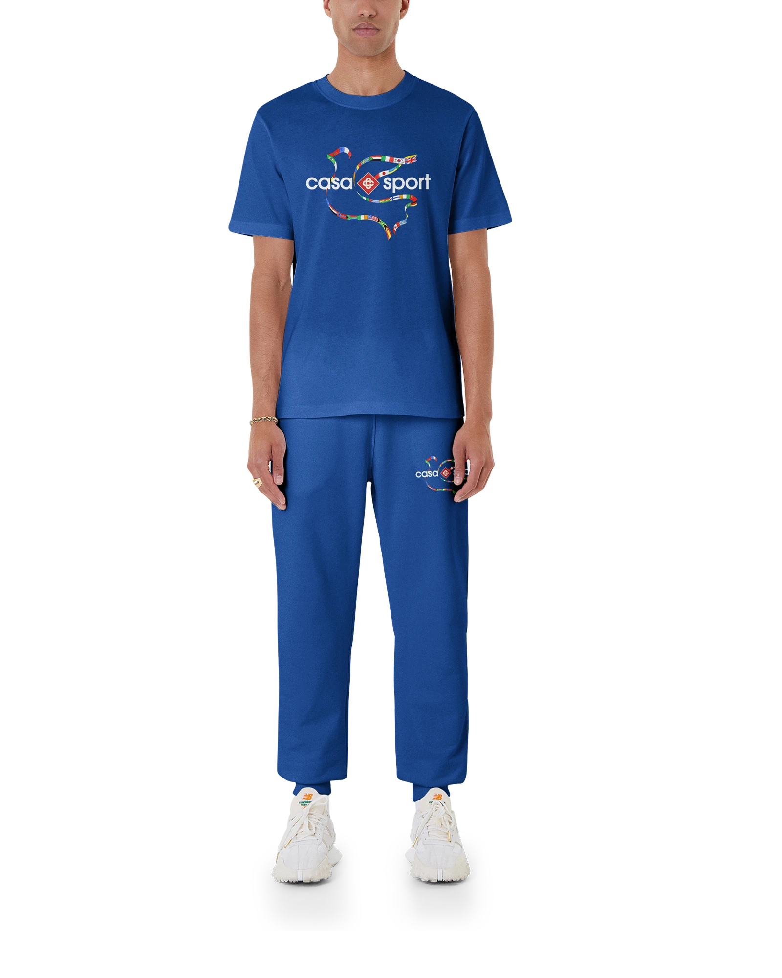 Drapeau De Collombes Short Sleeve T-Shirt - 图片 2