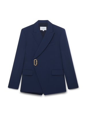 Asymmetric Double Breasted Jacket