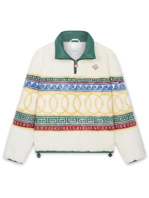 Les Anneaux Fur Pullover Jacket