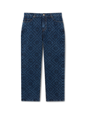 Dark Vintage Monogram Jeans