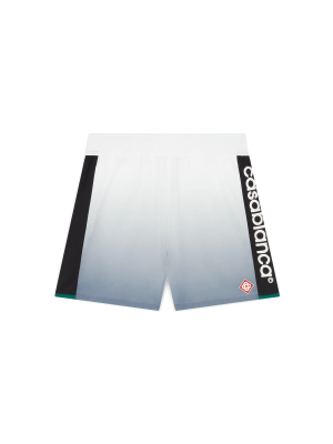 Silver Gradient Shellsuit Shorts