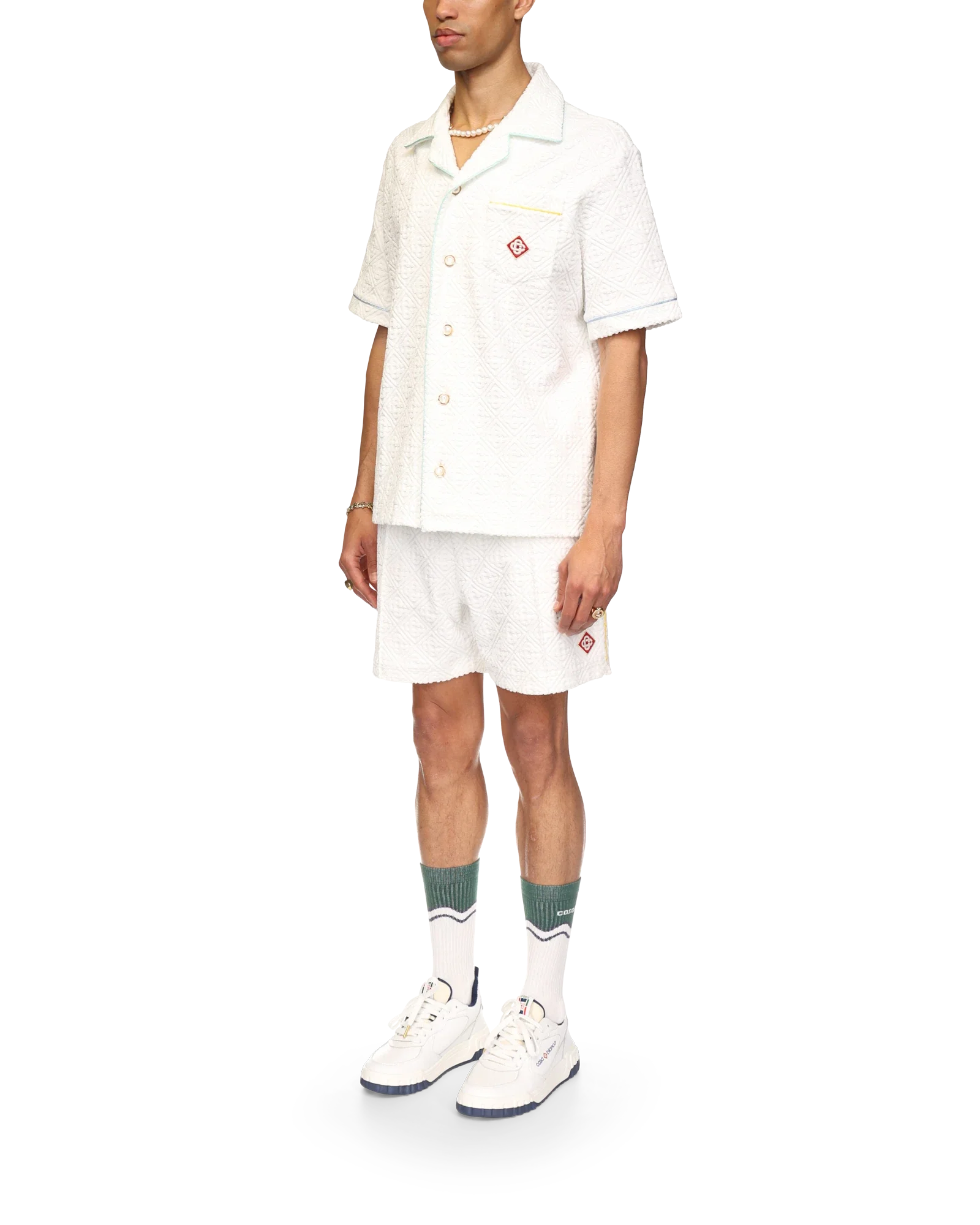 Monogram Short Sleeve Towelling Shirt - 图片 3