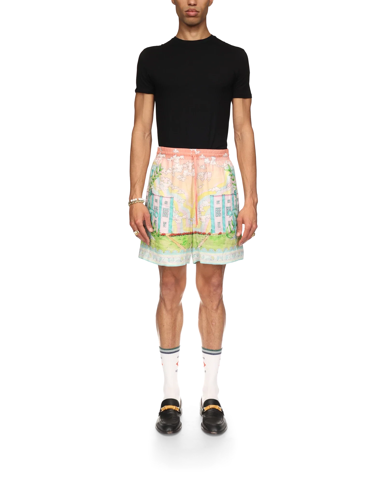 Vase Linen Shorts - 图片 2