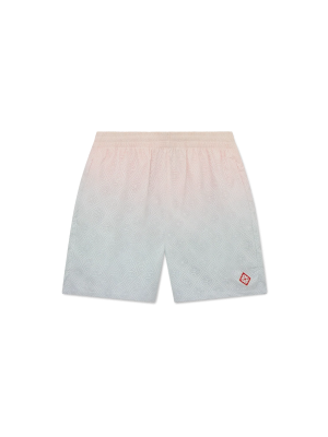 Gradient Laser Detail Track Shorts