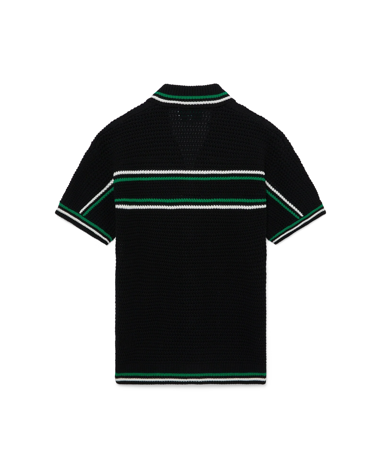 Tennis Short Sleeve Crochet Shirt - 图片 6