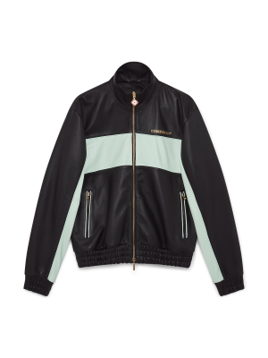Leather Track Jacket