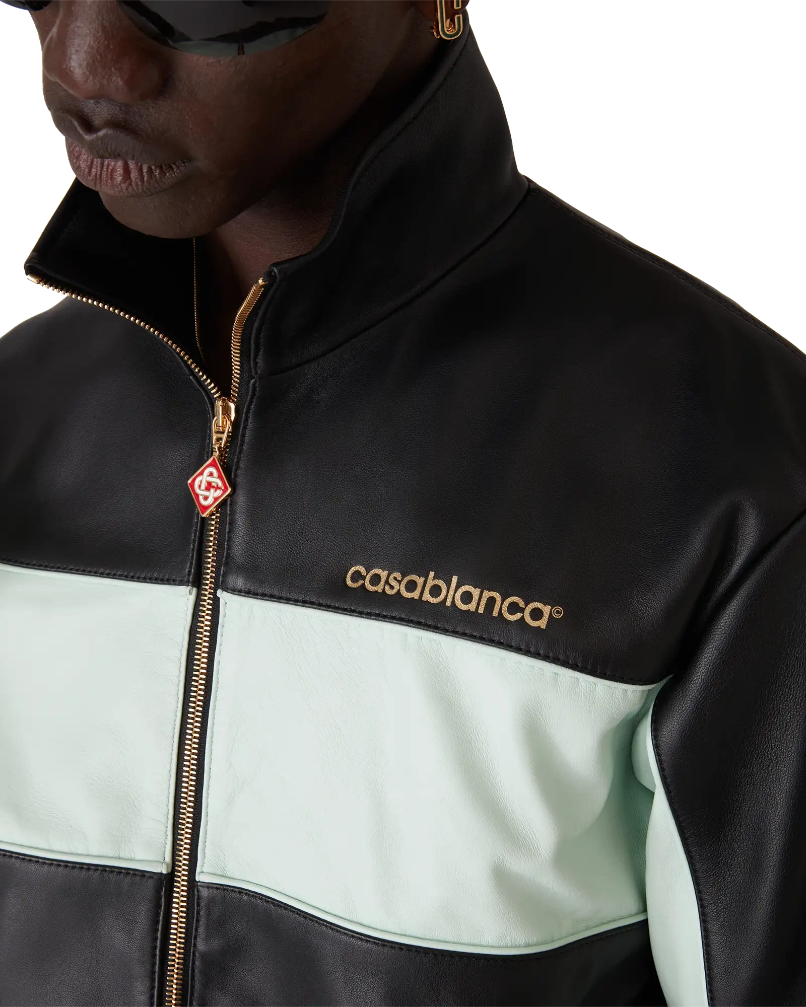 Leather Track Jacket - 图片 5