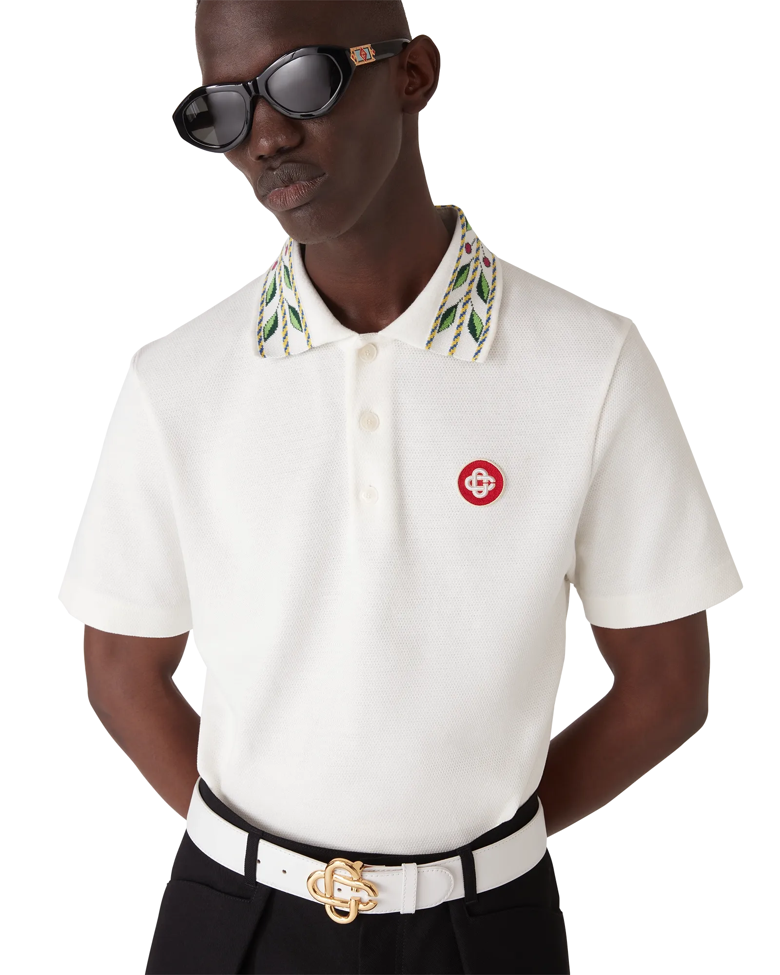 Laurel Pique Short Sleeve Polo Shirt - 图片 4