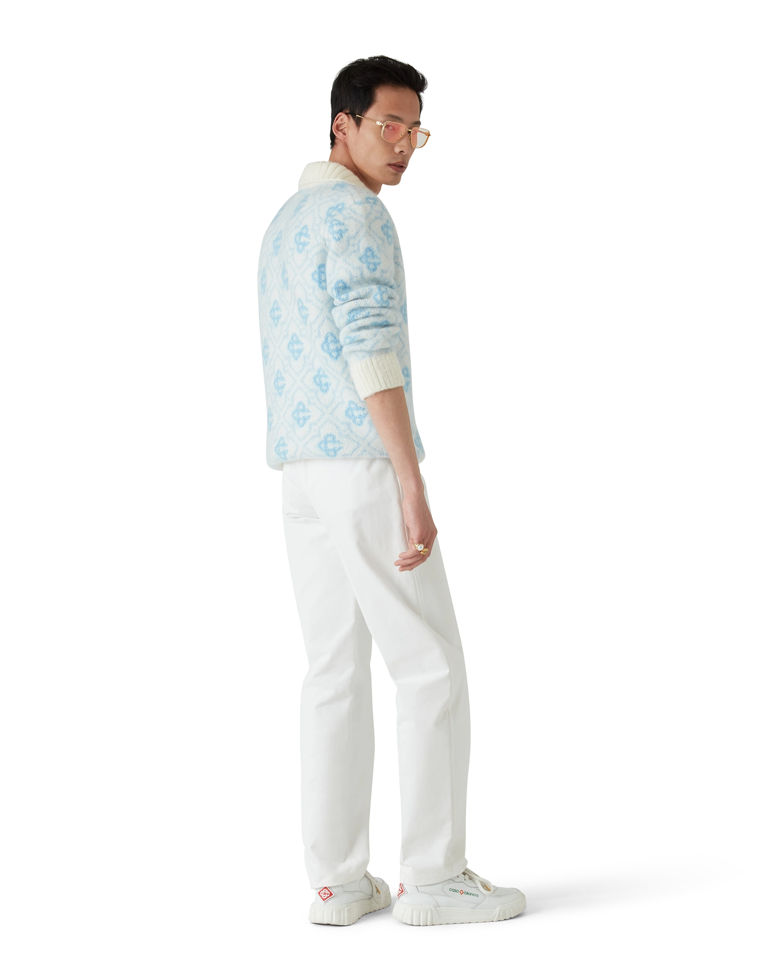 Mohair Monogram Zip Jumper - 图片 3