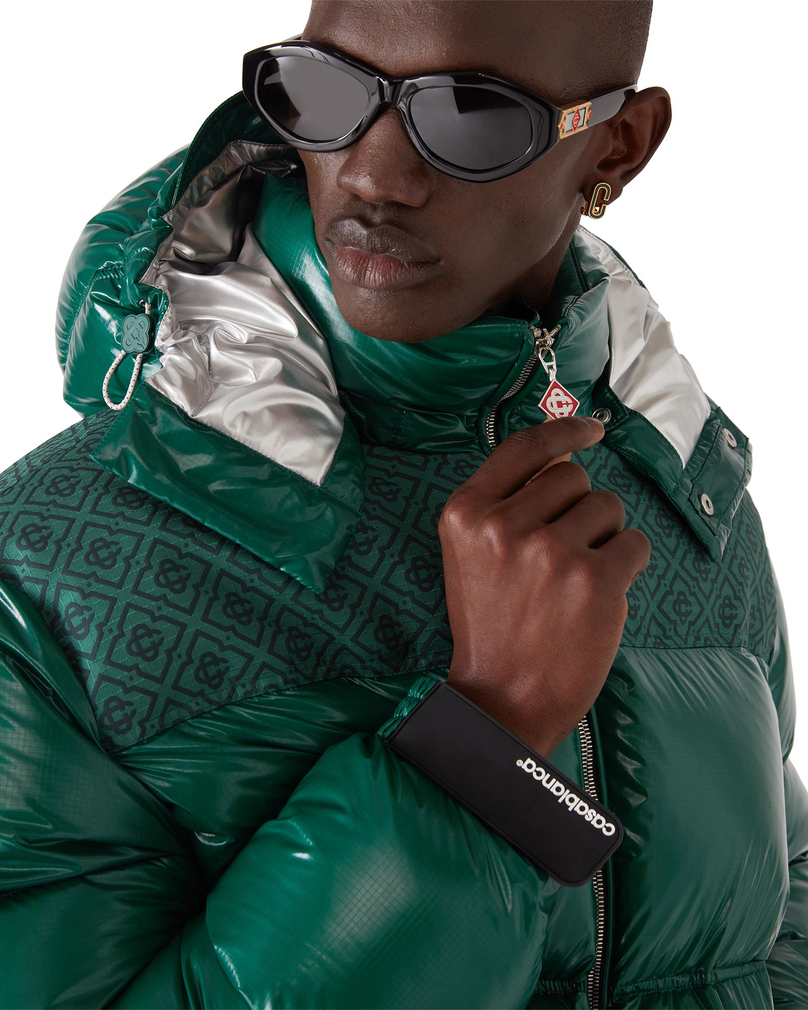 Nylon Puffer Jacket - 图片 5