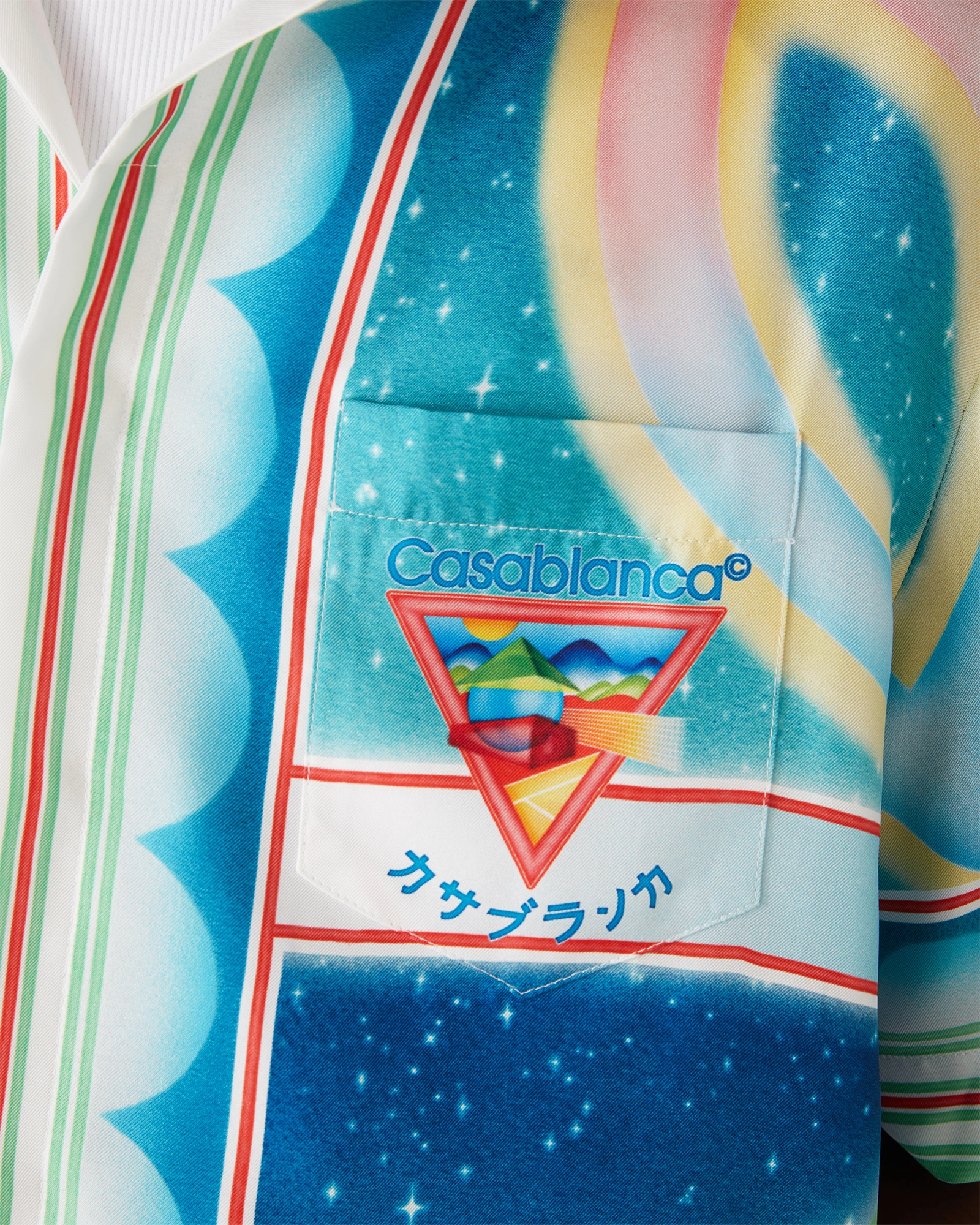 Galaxy Court Short Sleeve Silk Shirt - 图片 5