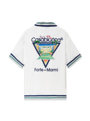 Miami Open x Forte Dei Marmi Short Sleeve Silk Shirt