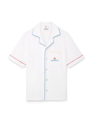 Monogram Jacquard Short Sleeve Towelling Shirt