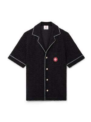 Monogram Jacquard Short Sleeve Towelling Shirt