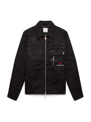 Nylon Mountain Short Sleeve Camo Zip Shirt