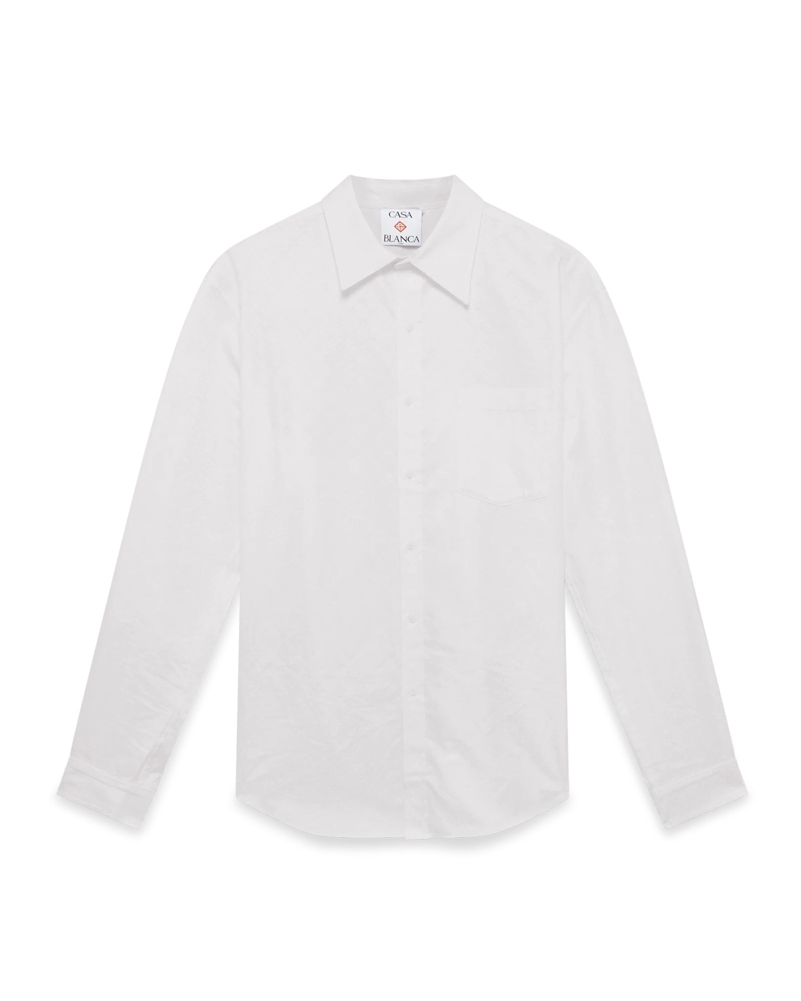 Cotton Monogram Jacquard Oxford Shirt