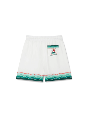 Montagne Ondulee Silk Shorts