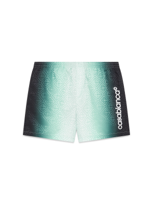 Gradient Monogram Jacquard Swim Shorts