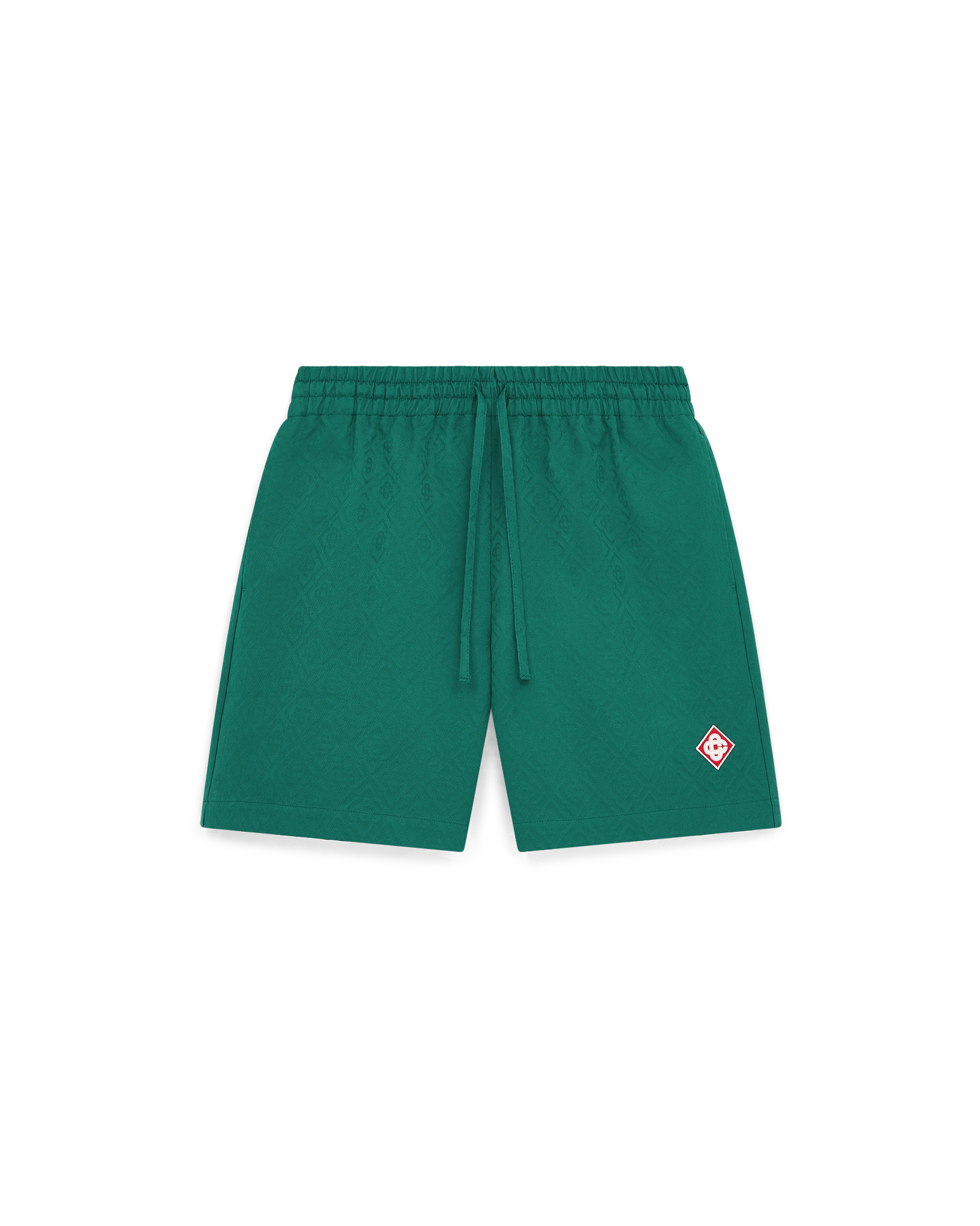 Cotton Monogram Jacquard Shorts