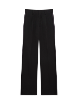 Wool Pleated Trousers