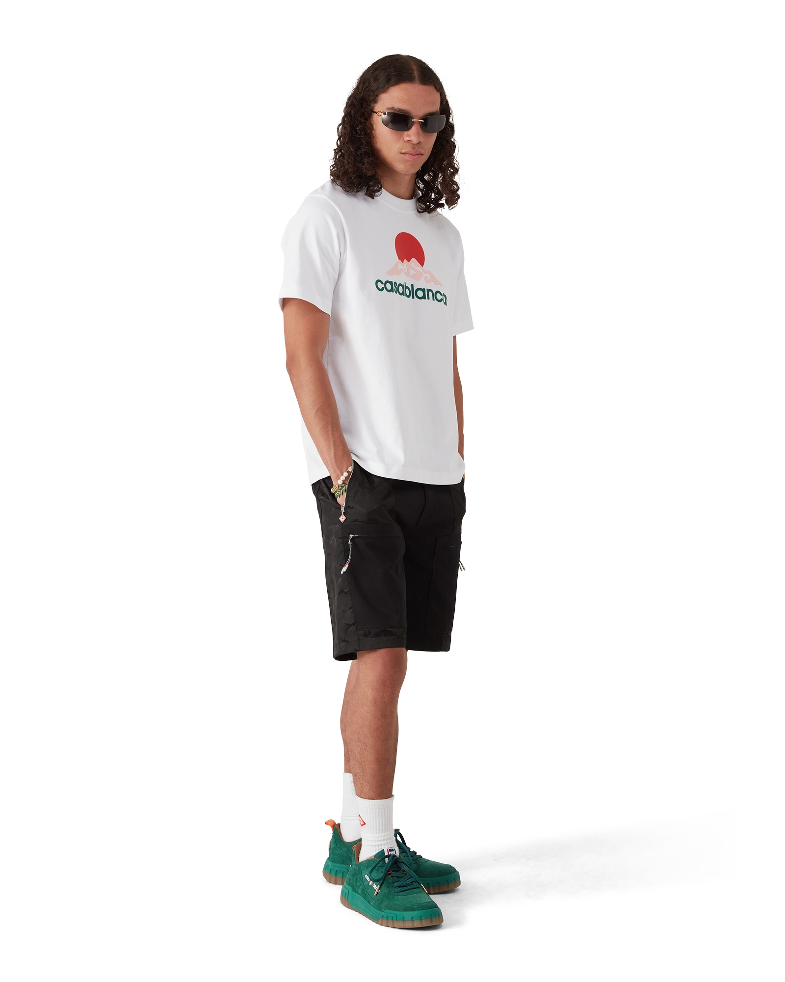 Nylon Mountain Camo Cargo Shorts - 图片 2