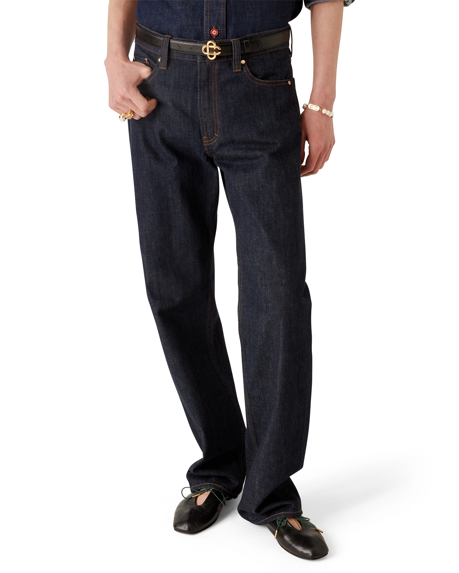 Laurel Selvedge Denim Jeans - 图片 4