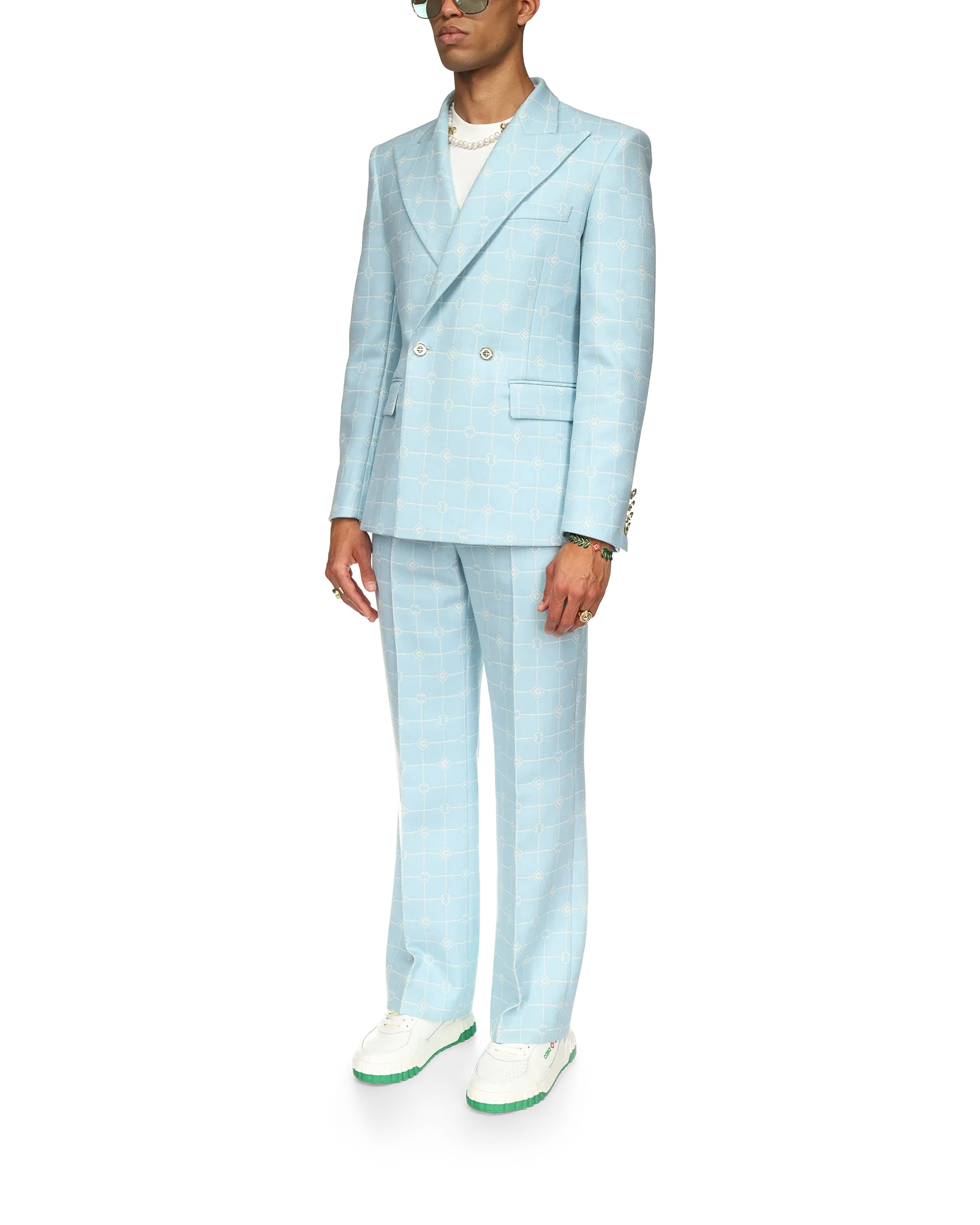 Double Breasted Jacquard Jacket - 图片 3