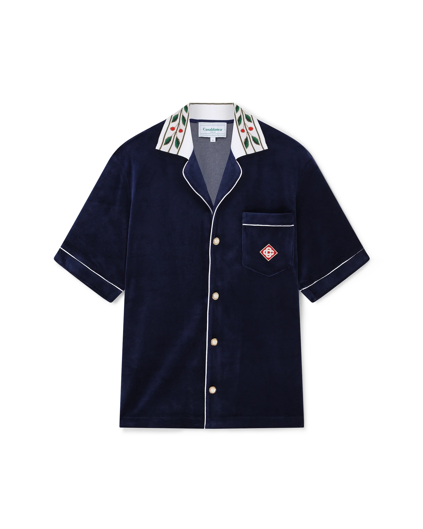 Laurel Short Sleeve Velour Shirt