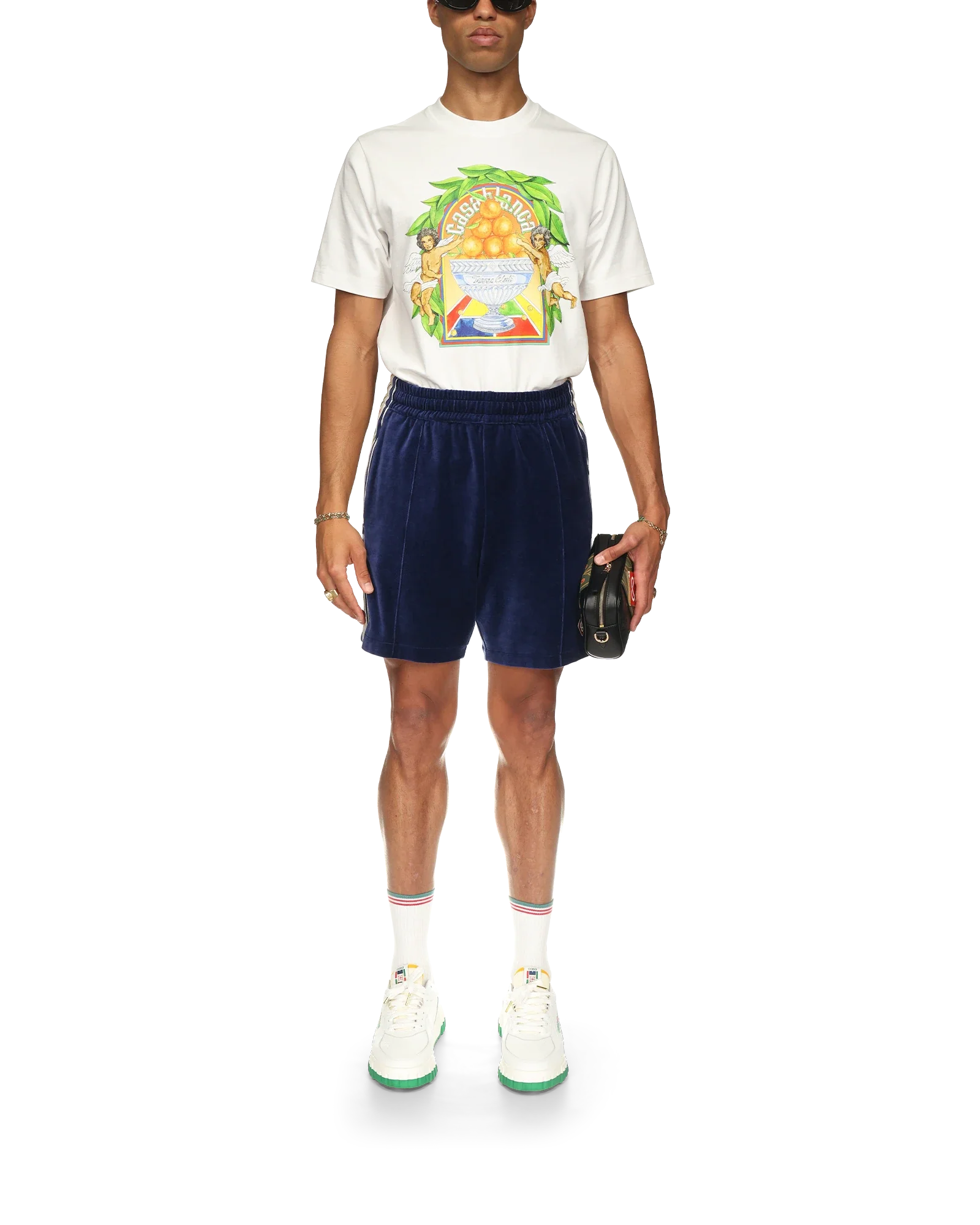 Velour Laurel Shorts - 图片 2