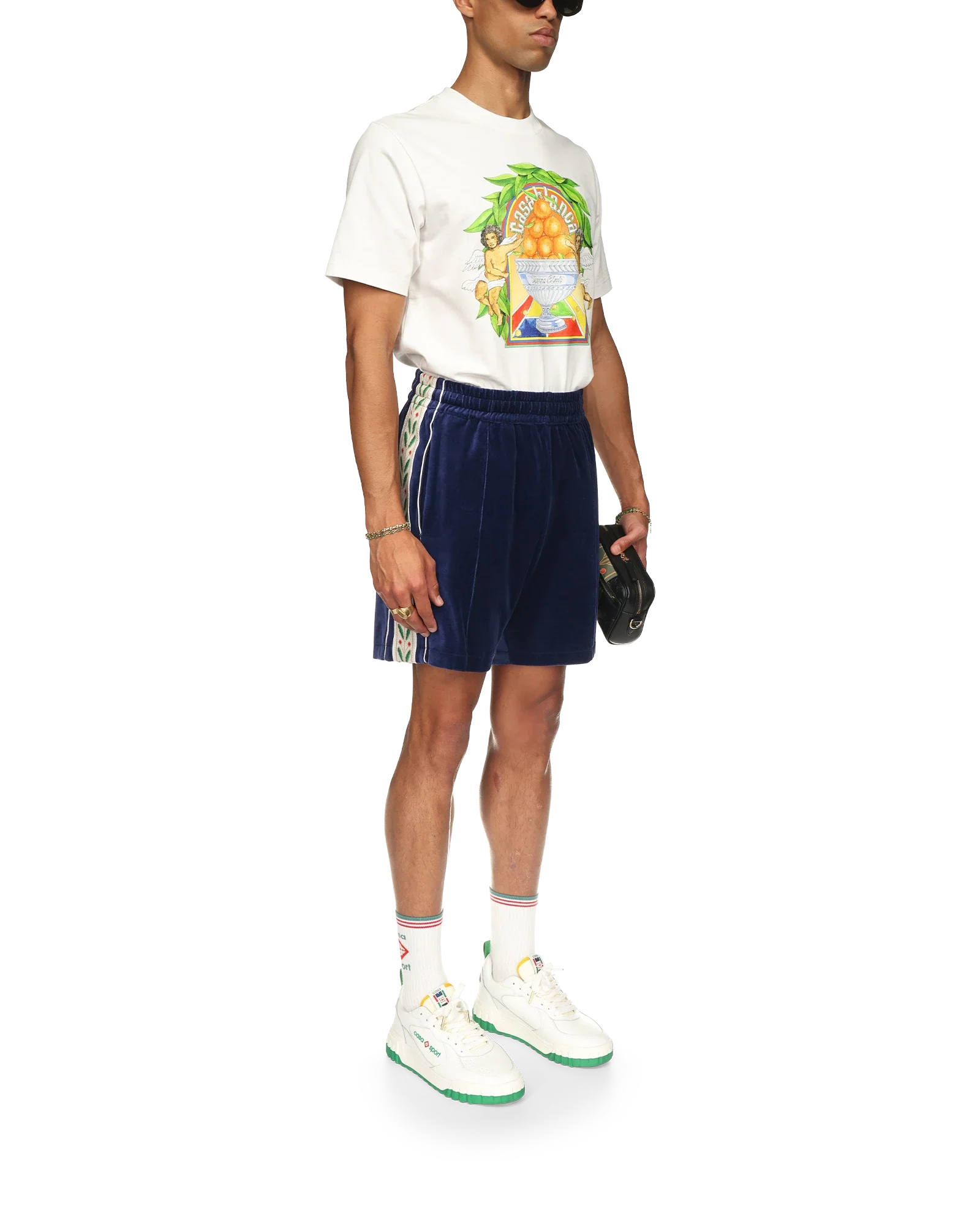 Velour Laurel Shorts - 图片 5