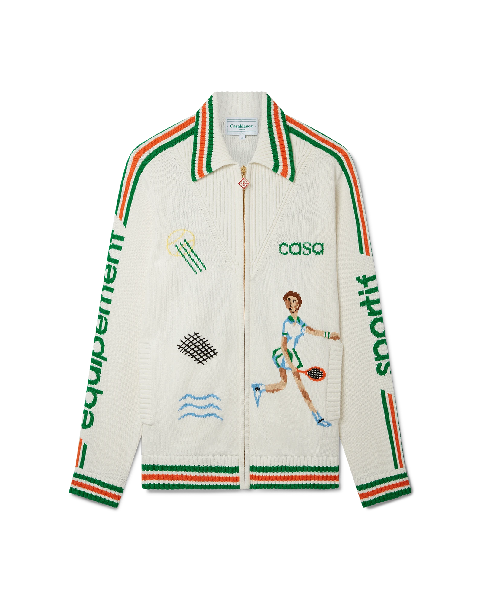 Le Jeu Intarsia Knit Jacket