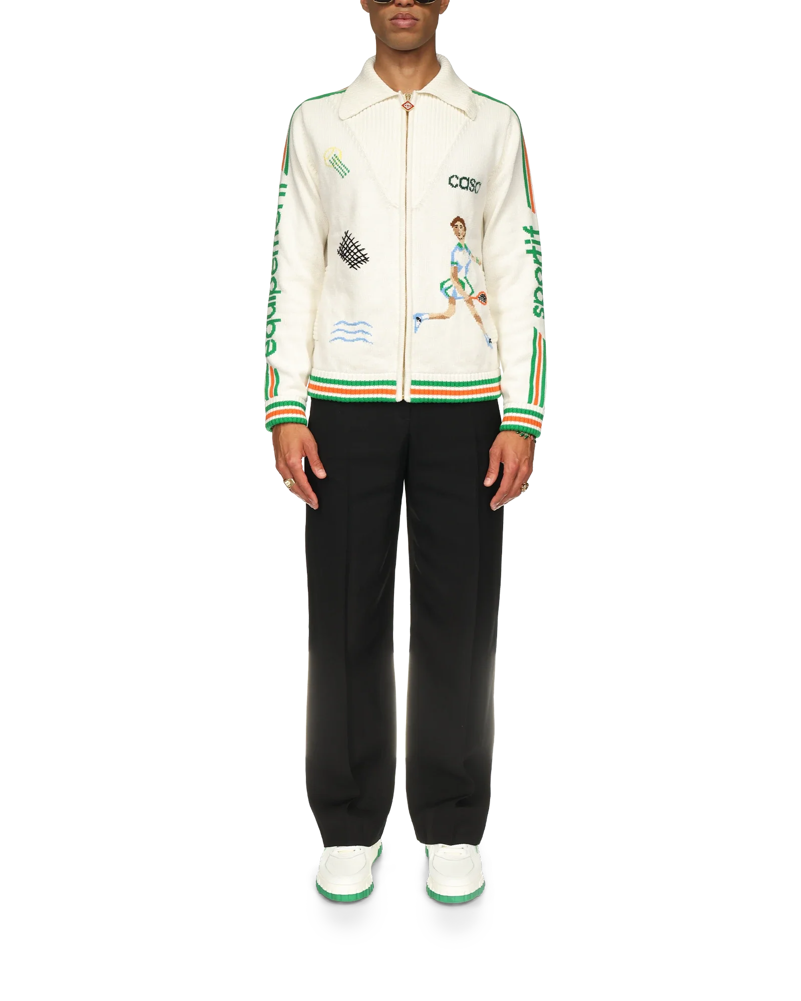 Le Jeu Intarsia Knit Jacket - 图片 2