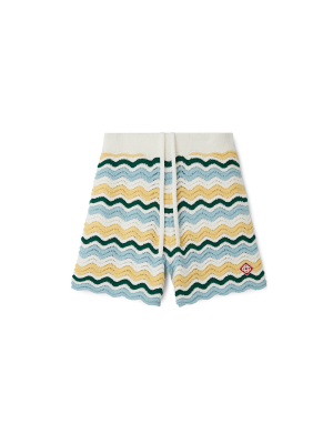 Wavy Boucle Shorts
