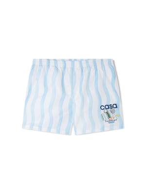 Wave Swim Trunks