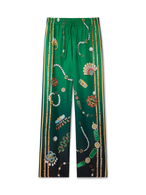 La Boite A Bijoux Silk Trousers