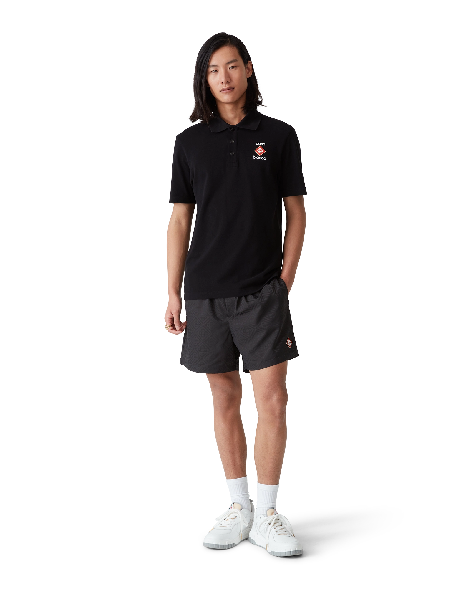 Logo Pique Polo Shirt - 图片 2