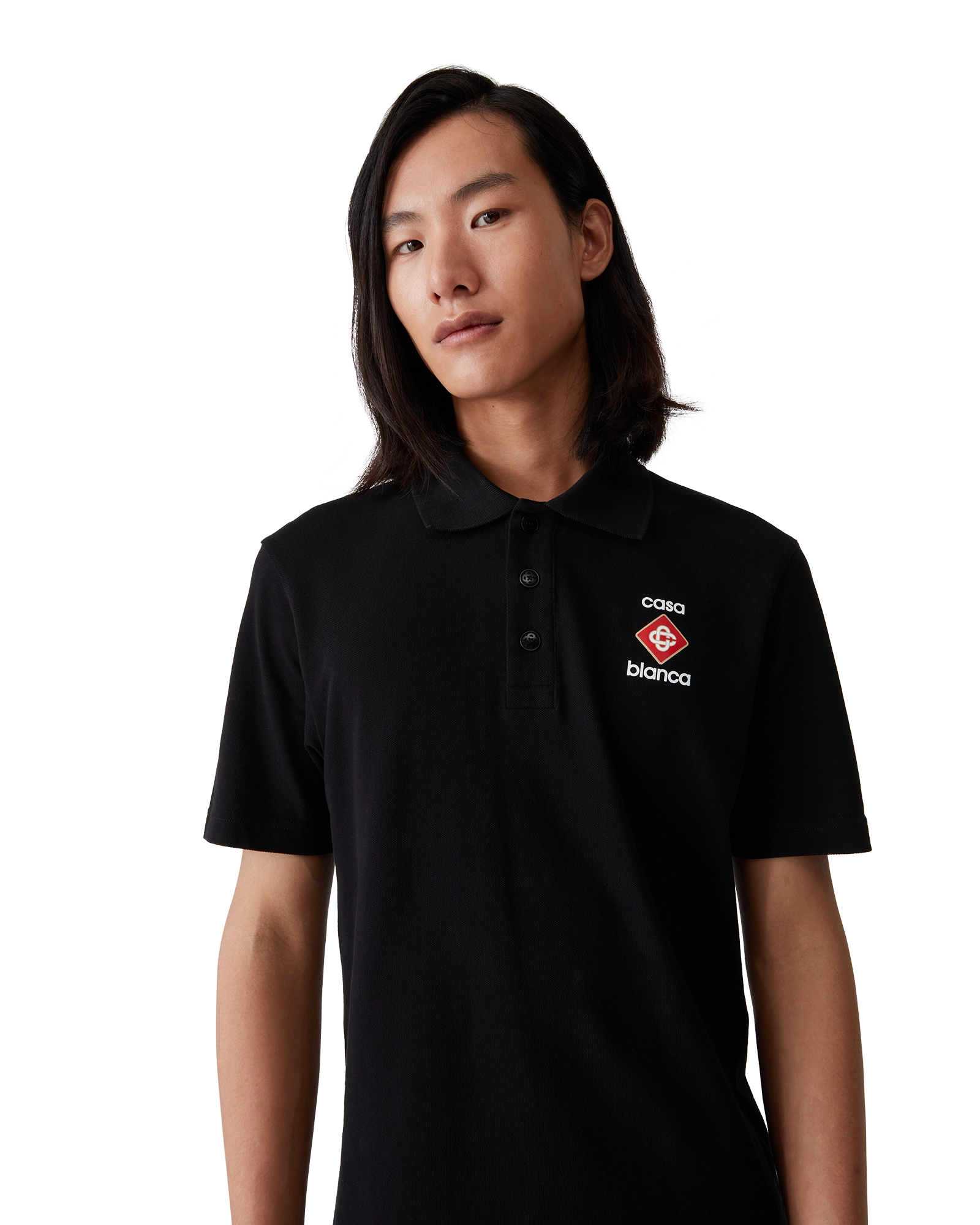 Logo Pique Polo Shirt - 图片 5