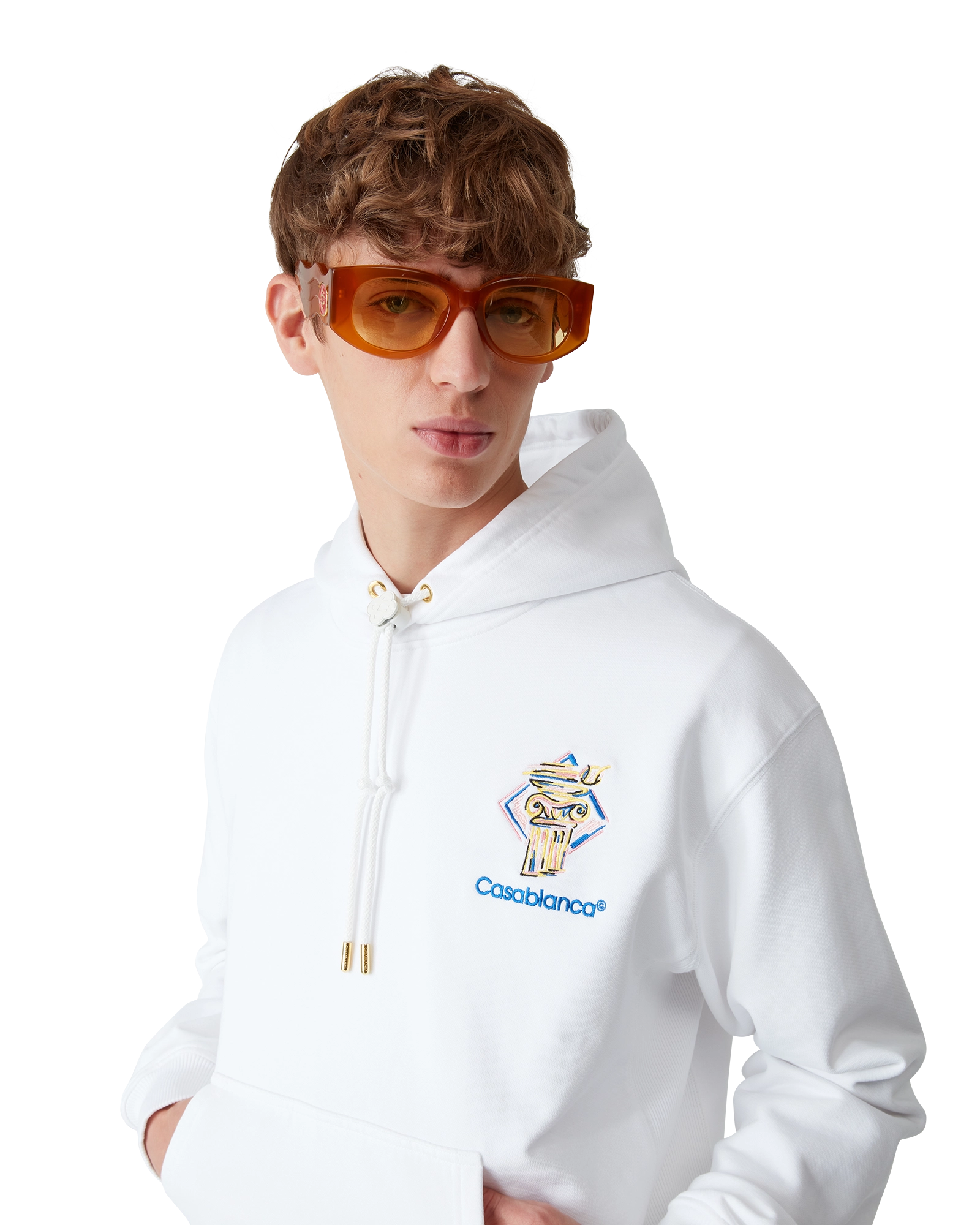 Diamond Column Hooded Sweatshirt - 图片 5