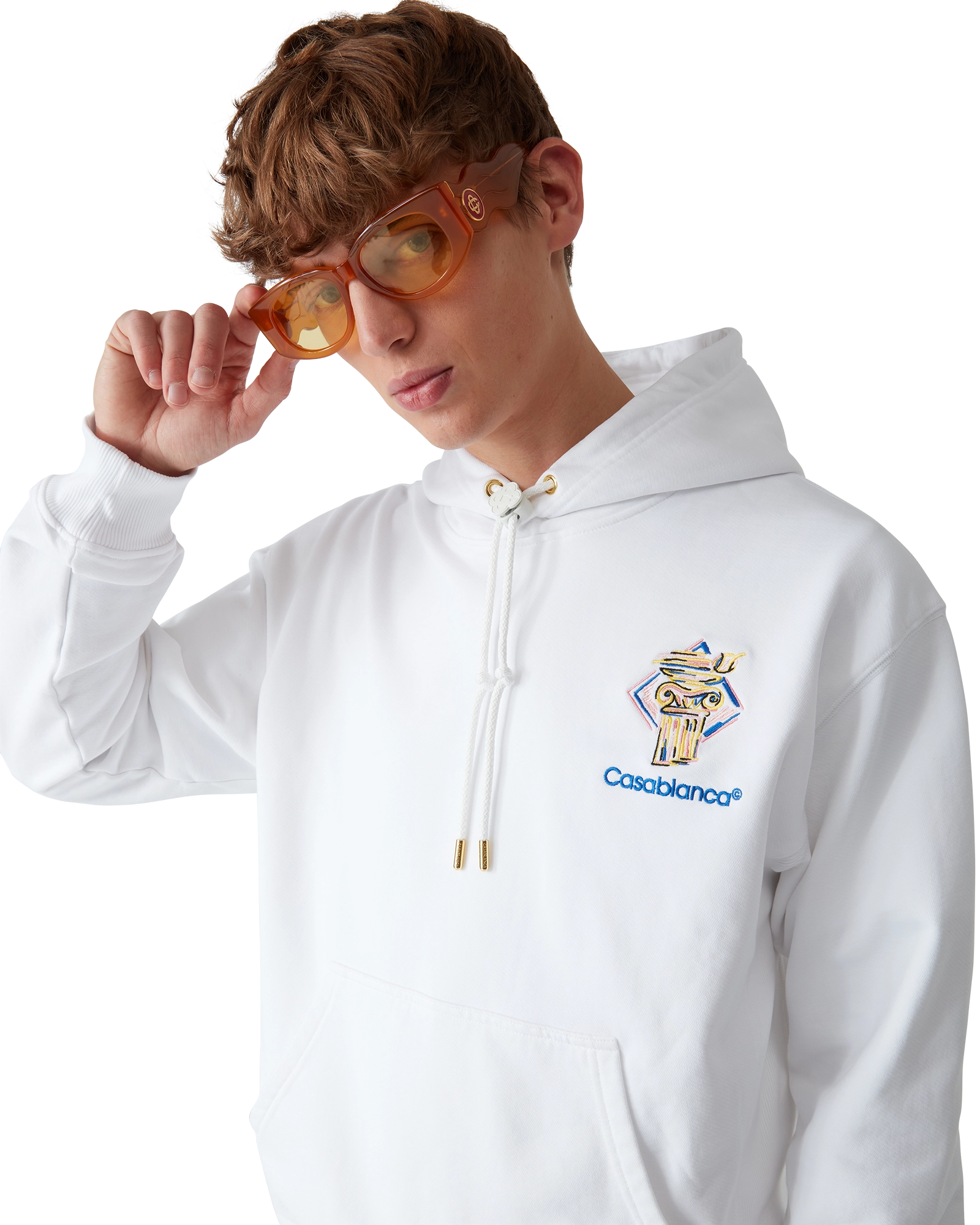 Diamond Column Hooded Sweatshirt - 图片 6