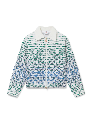 Monogram Gradient Towelling Jacket