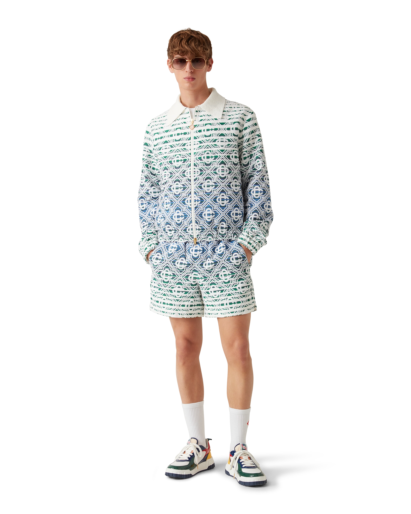 Monogram Gradient Towelling Jacket - 图片 2