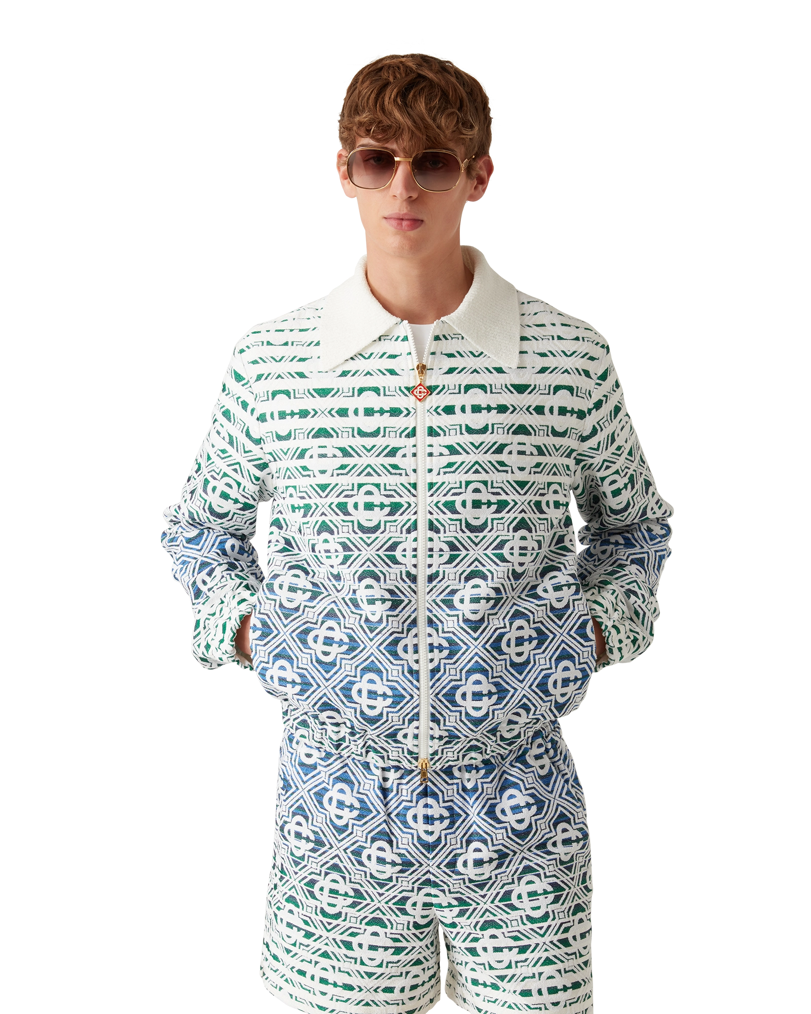 Monogram Gradient Towelling Jacket - 图片 4