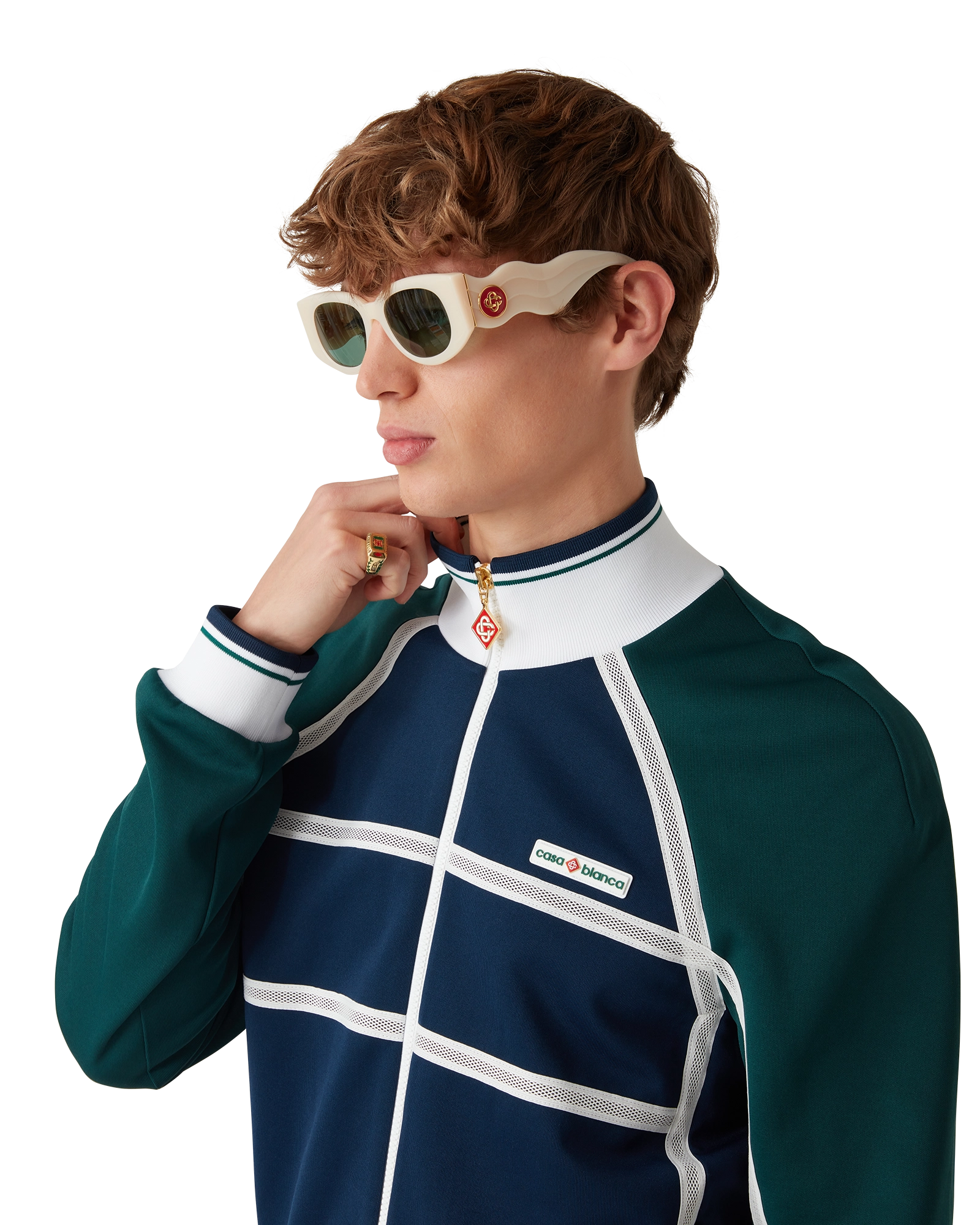 Mesh Tape Track Jacket - 图片 5