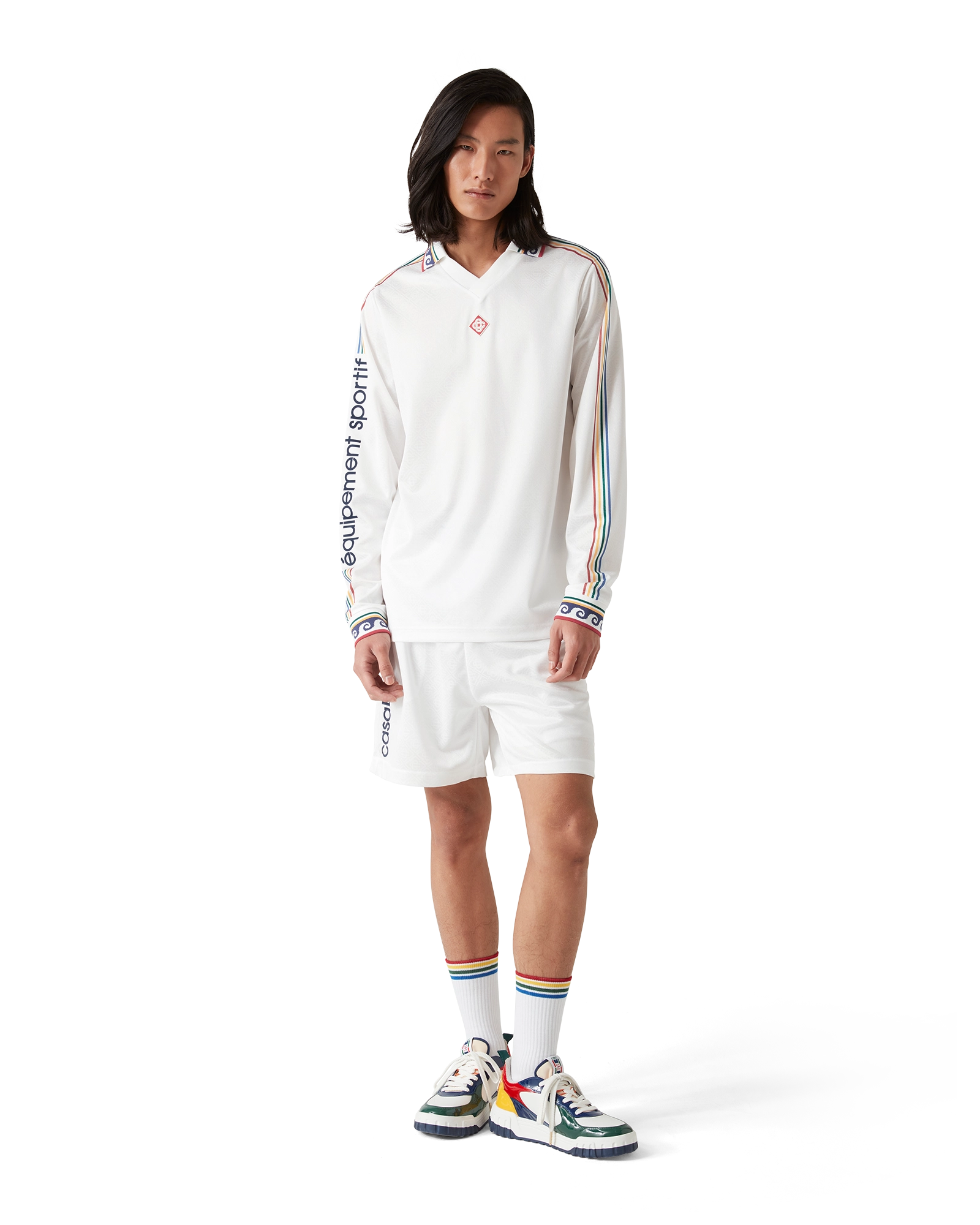 Jacquard Monogram Football Shorts - 图片 2