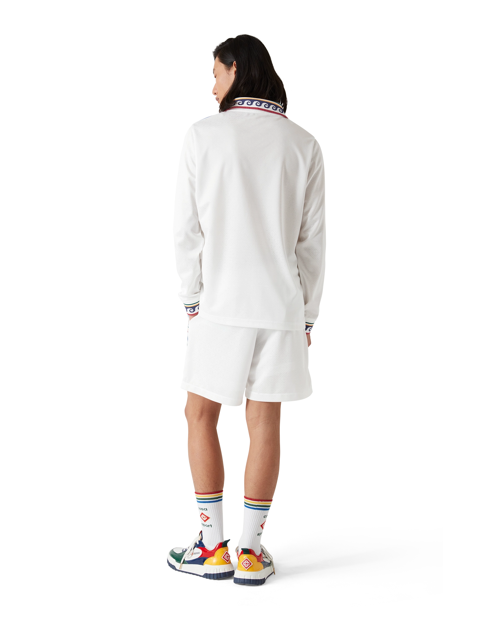 Jacquard Monogram Football Shorts - 图片 4