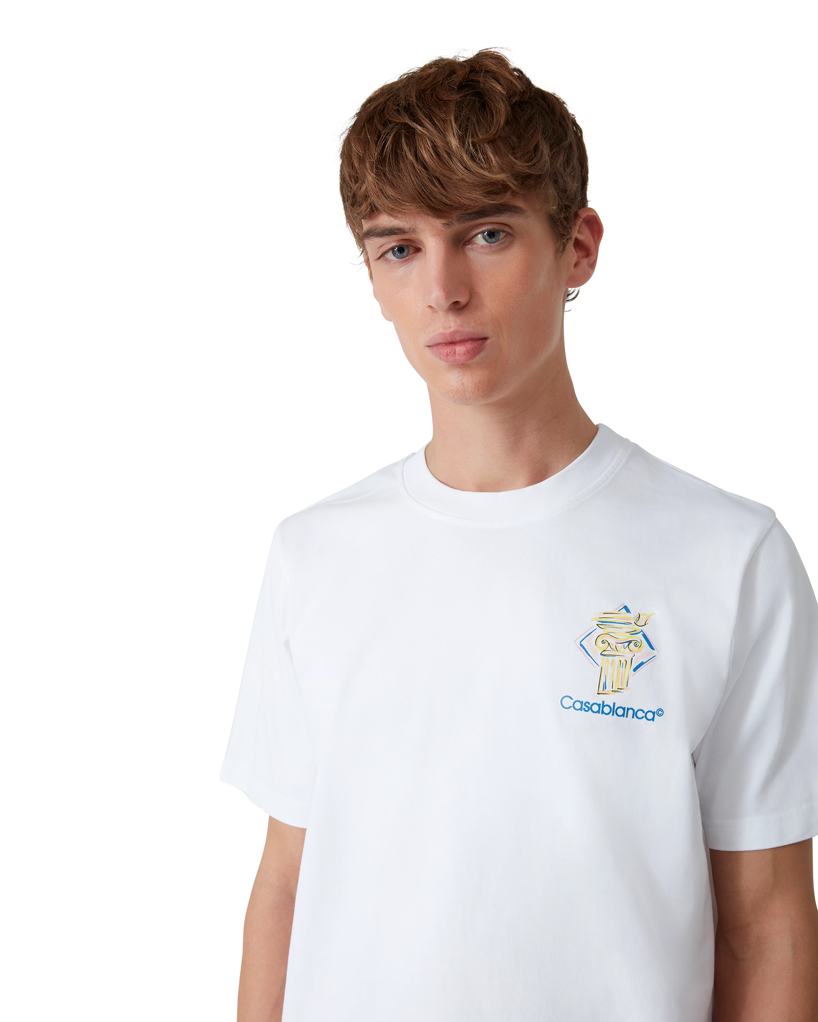 Diamond Column Short Sleeve T-Shirt - 图片 5