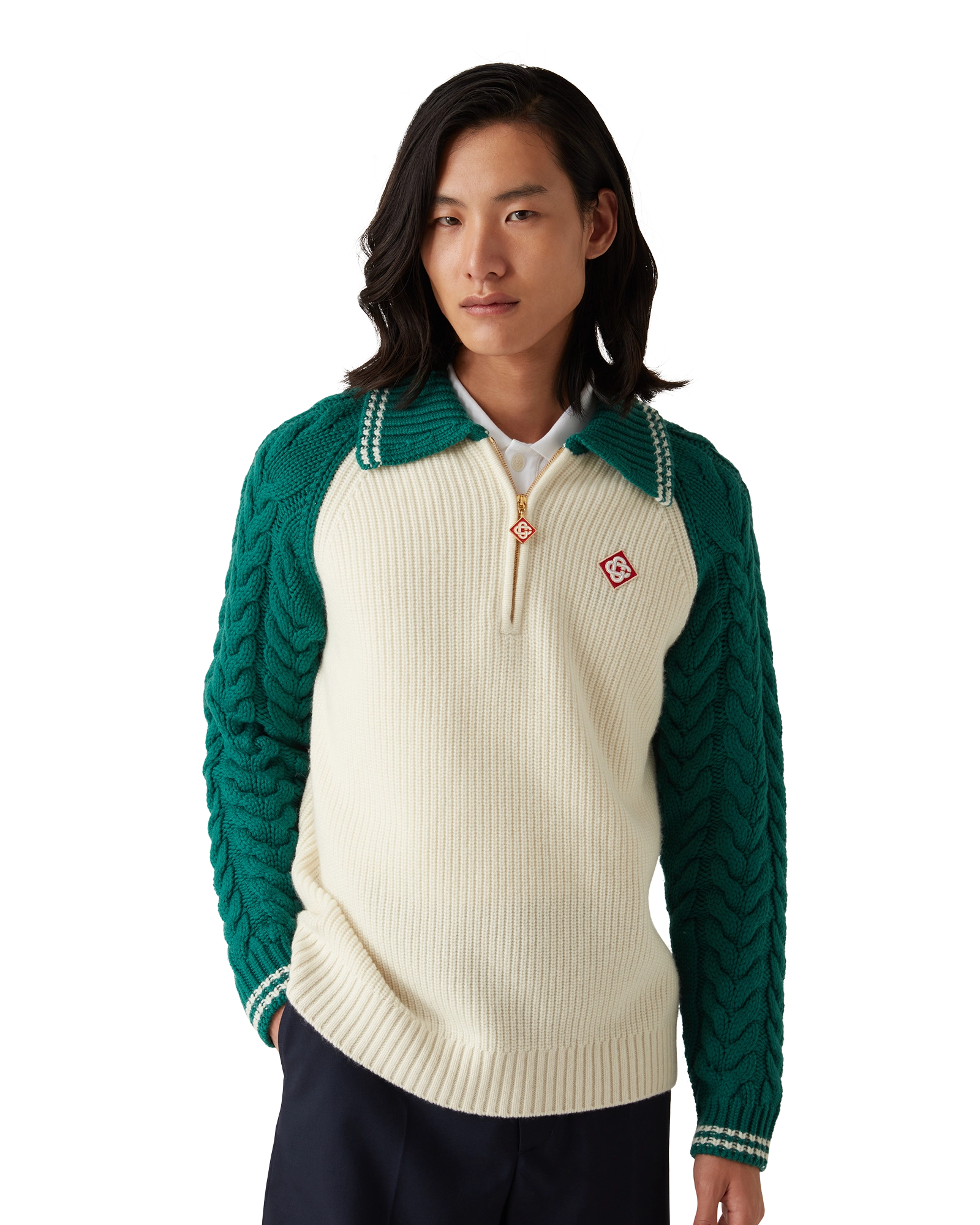 Cashmere Cable Knit Jumper - 图片 4