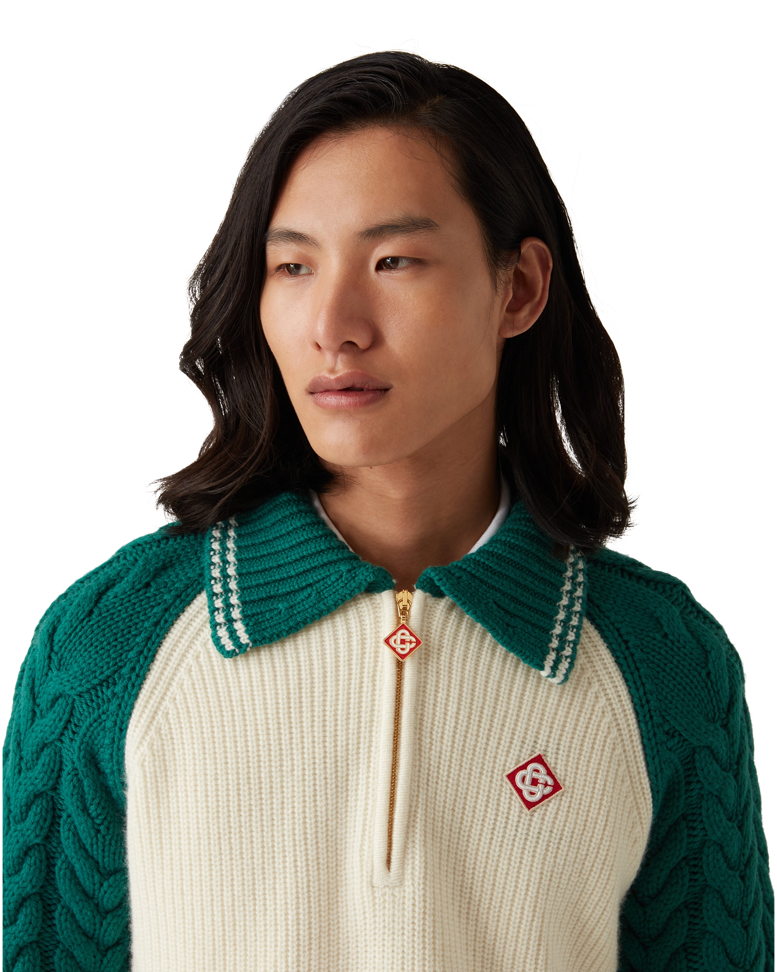 Cashmere Cable Knit Jumper - 图片 5