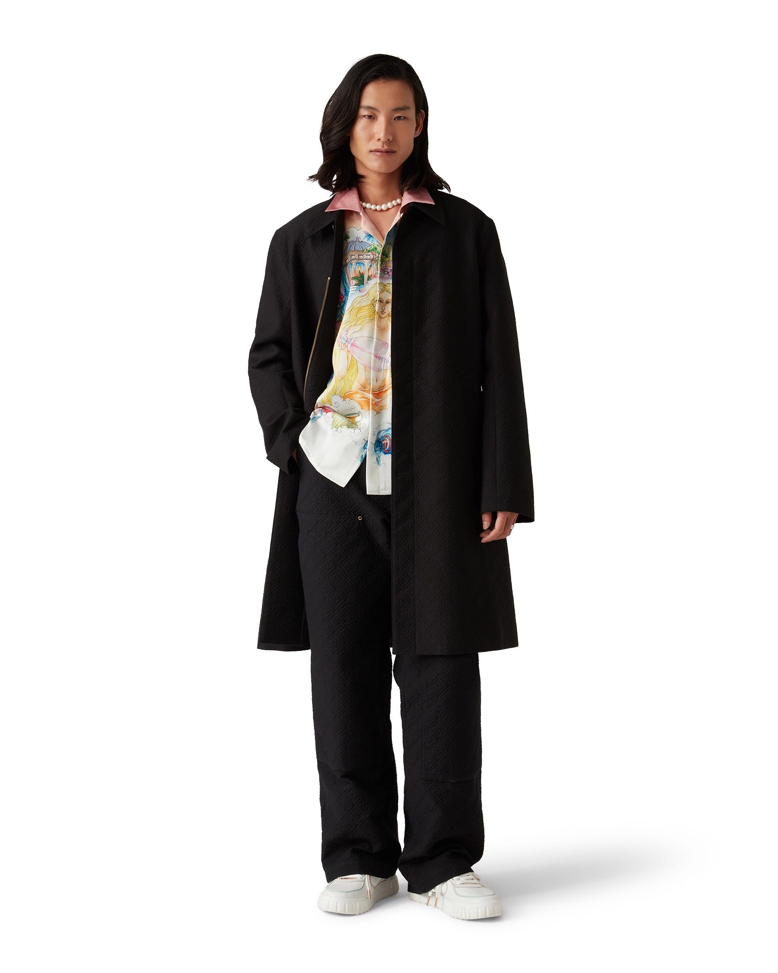 Jacquard Car Coat - 图片 2